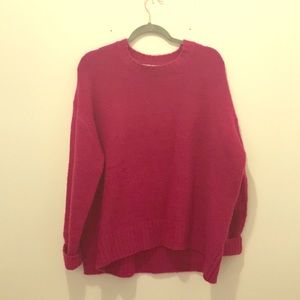 Fuchsia oversized sweater